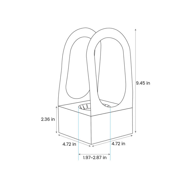 Custom Takeout Cup Carrier with Handle